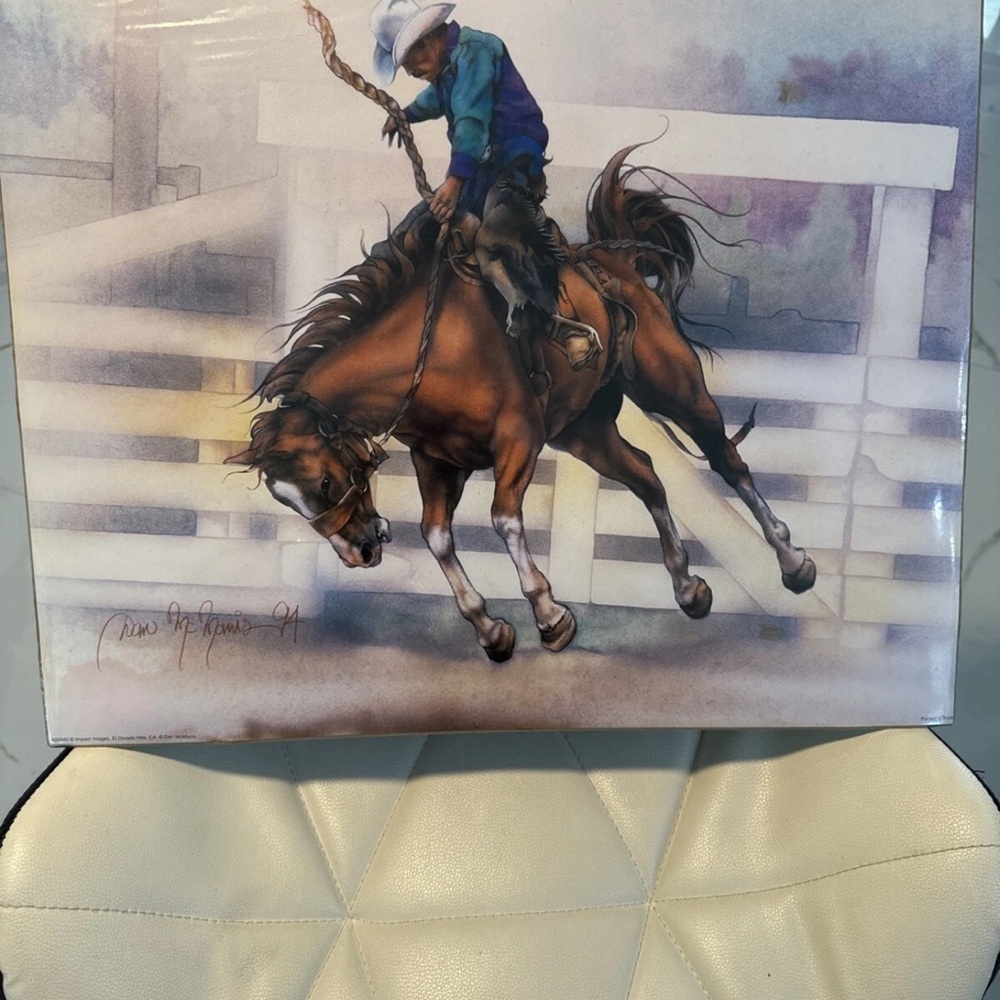 Rodeo Cowboy Art Print